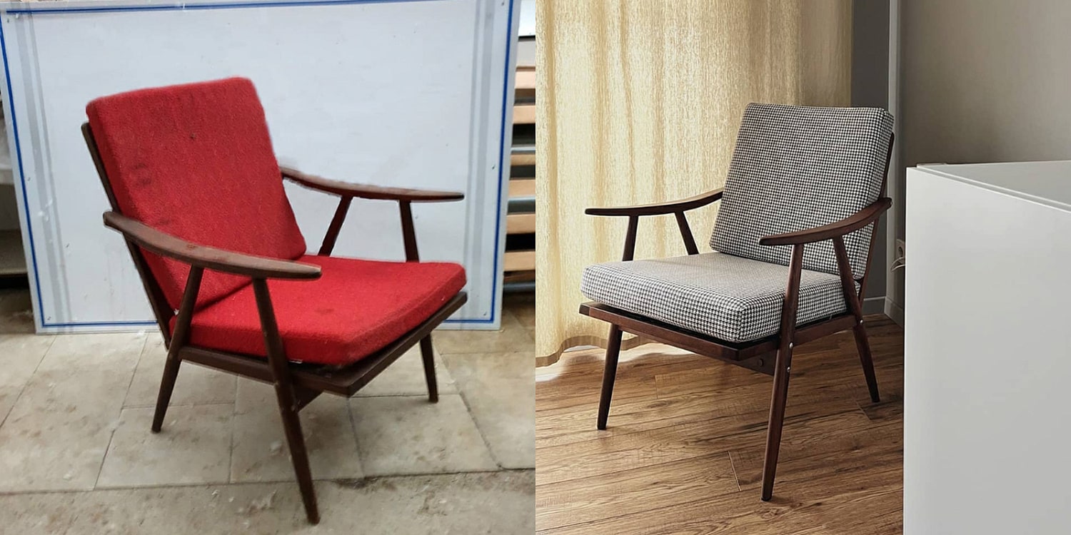Реставрация ретро кресла